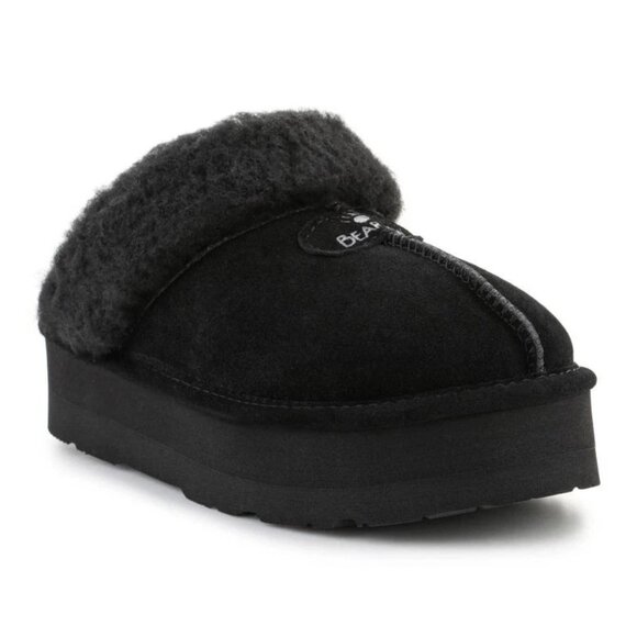 Bearpaw Retro Loki Women's Retro Style Slippers - 2487w Black/black - 7 Me - Picture 1 of 9